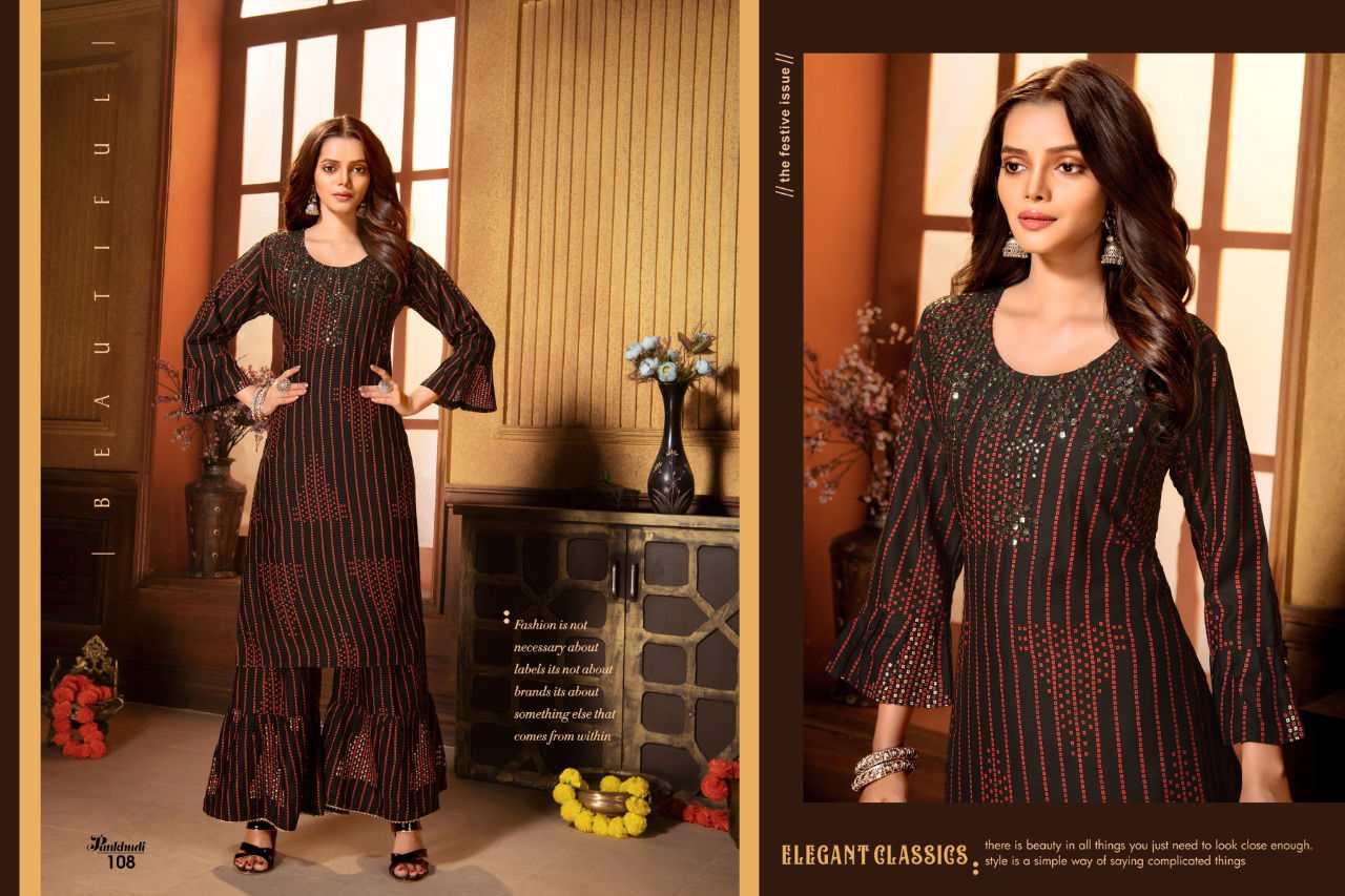 Ft Pankhudi 1 Latest Fancy Casual Wear Kurtis Collection 